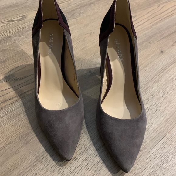 Colour block Nine West Block heels, worn inside only a few times. - Picture 2 of 8